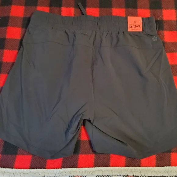 Tuff Athletics Black Athletic Shorts with Drawstring - Picture 3 of 4